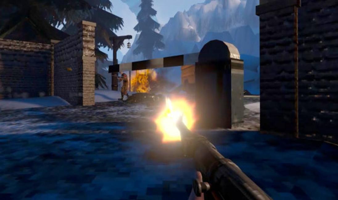 Nazi-blasting boomer shooter inspired by Wolfenstein lets you avenge your stolen dog